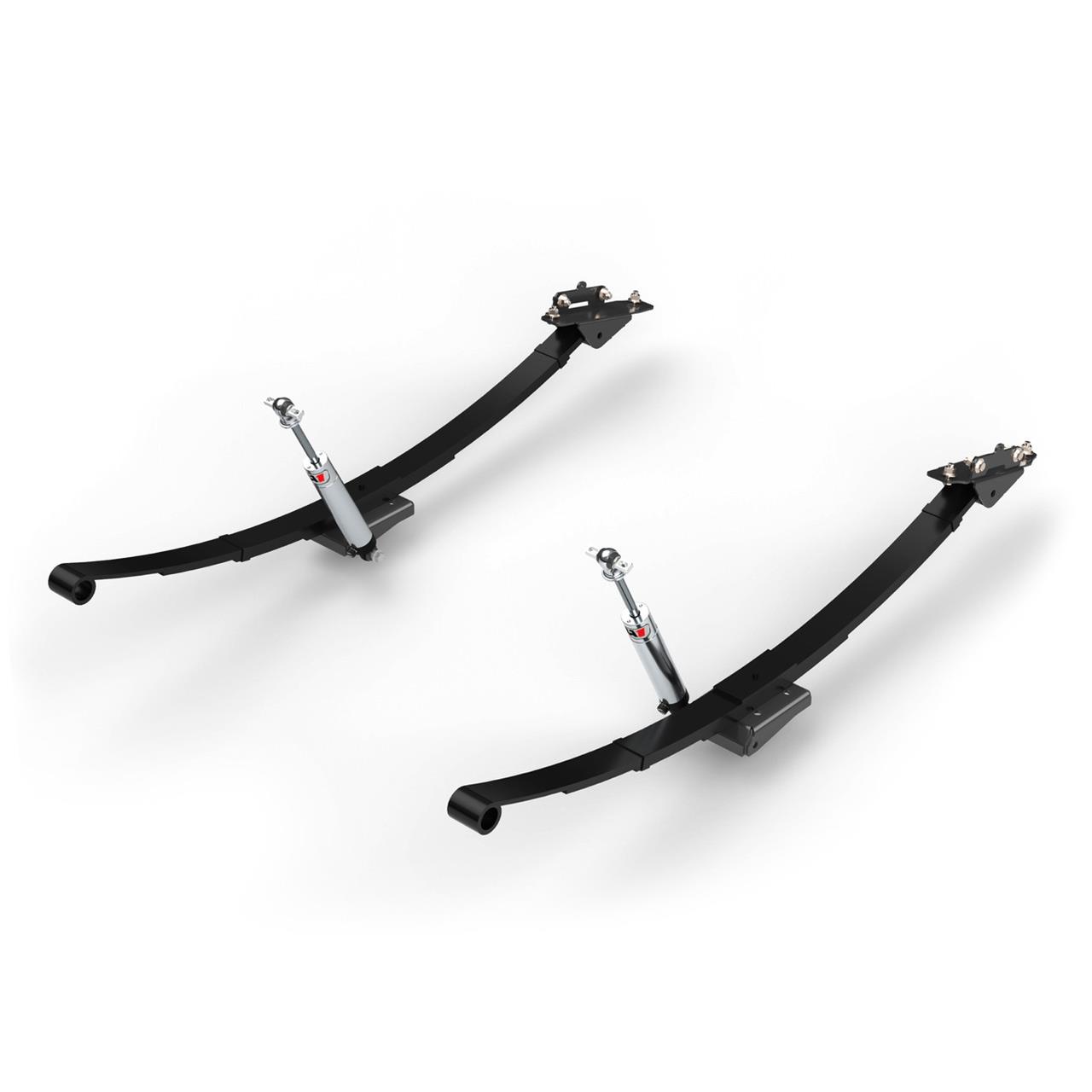 Detroit Speed Rear 1 Kits for 1982-2003 S10, 1982-1990 S15, 1991-2003 SONOMA - 041653DS Suspension Package, 3 in. Drop, Double Adjustable, Monotube, Black Leaf Spring, Chevrolet, GMC, Kit thumbnail 2