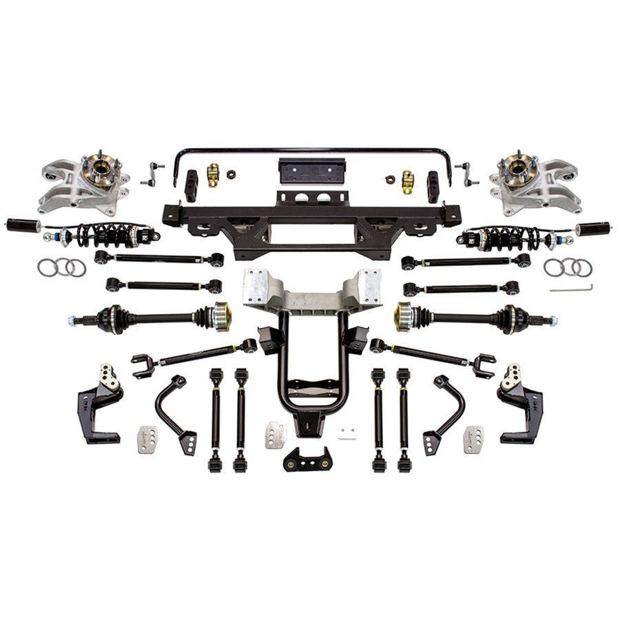 Detroit Speed DECAlink Rear Suspension Kits for 1965-1982 CORVETTE - 041741-SRDS Packages, Kits, Adjustable Coilover with Reservoir, Springs, Sway Bar, Black, Chevrolet, Kit
