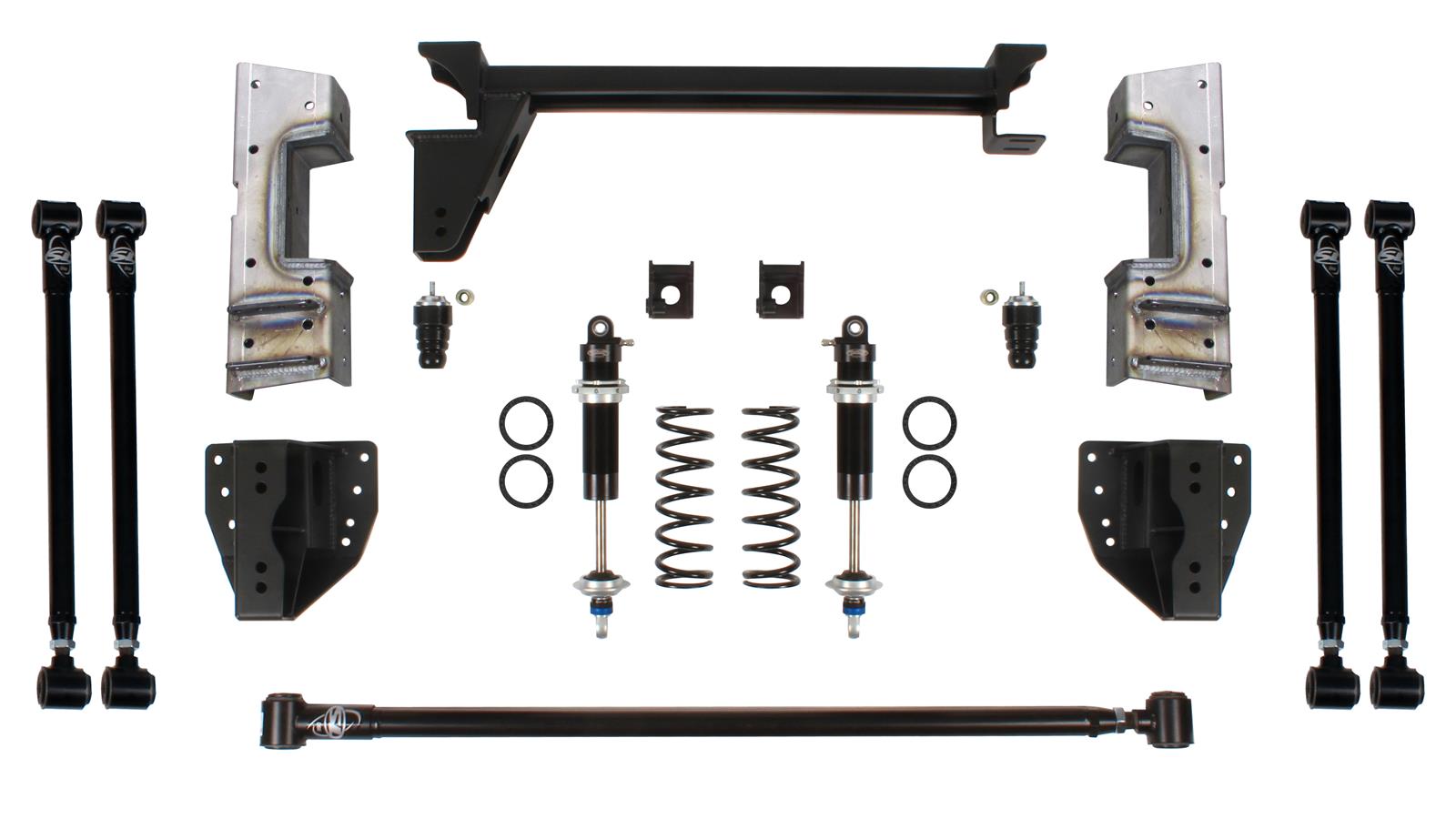 Detroit Speed QUADRALink Rear Suspension Kits 041752-SDS Four Link Kit, Single Adjustable Coilovers, Chevy, GMC, No Axle Brackets, Kit