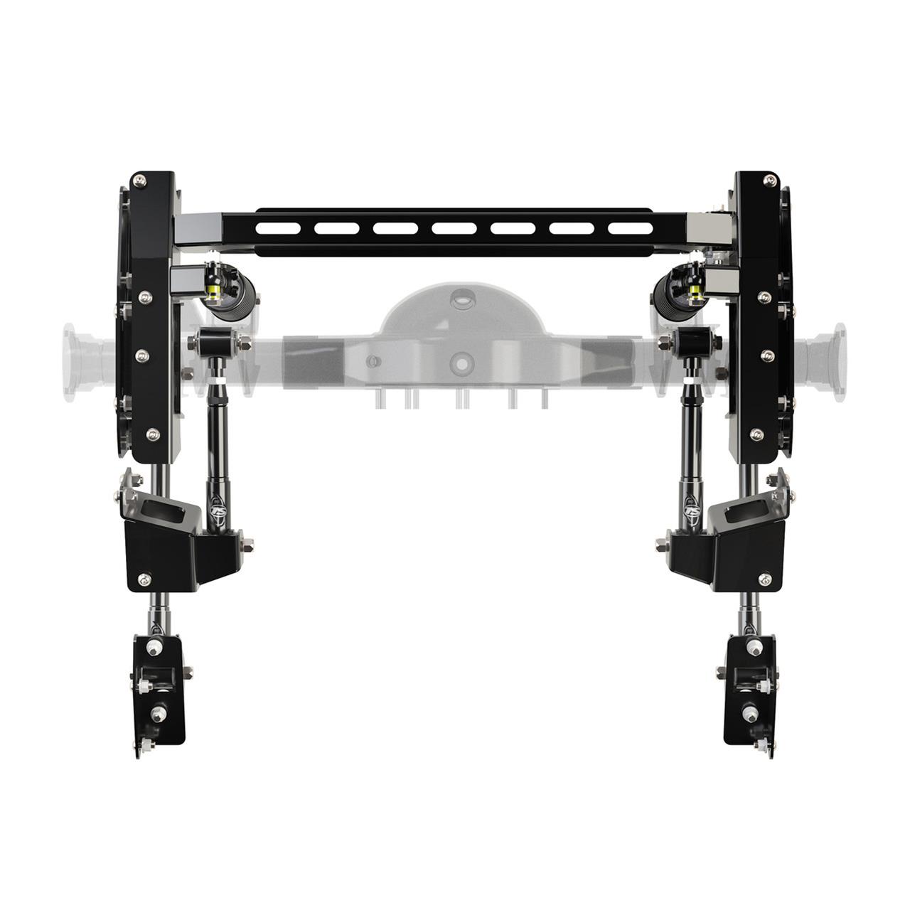 Detroit Speed QUADRALink Rear Suspension Kits for 1982-2003 S10, 1982-1990 S15, 1991-2003 SONOMA - 041759DS Link Kit, QuadraLink Suspension, Bolt-On, Steel, Black, Double Adjustable Coilover, Chevrolet, GMC, Kit thumbnail 2