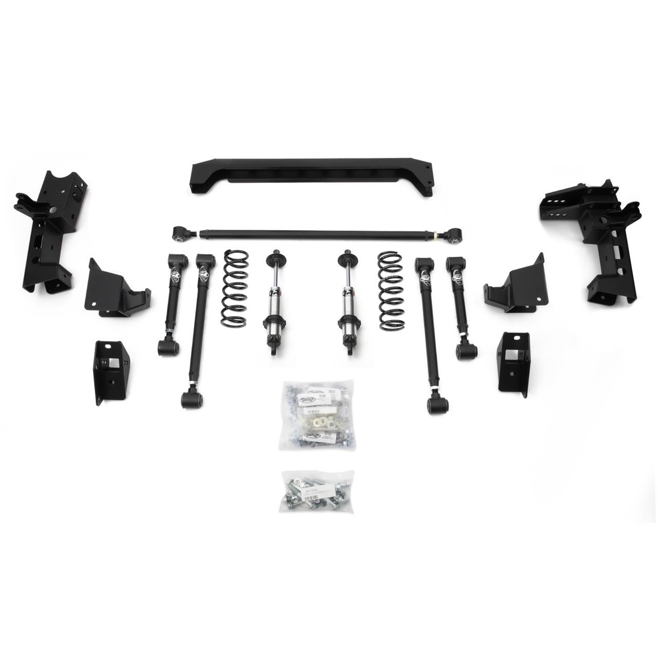 Detroit Speed QUADRALink Rear Suspension Kits for 1982-2003 S10, 1982-1990 S15, 1991-2003 SONOMA - 041759DS Link Kit, QuadraLink Suspension, Bolt-On, Steel, Black, Double Adjustable Coilover, Chevrolet, GMC, Kit thumbnail 4