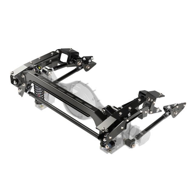 Detroit Speed QUADRALink Rear Suspension Kits for 1982-2003 S10, 1982-1990 S15, 1991-2003 SONOMA - 041759DS Link Kit, QuadraLink Suspension, Bolt-On, Steel, Black, Double Adjustable Coilover, Chevrolet, GMC, Kit thumbnail 3