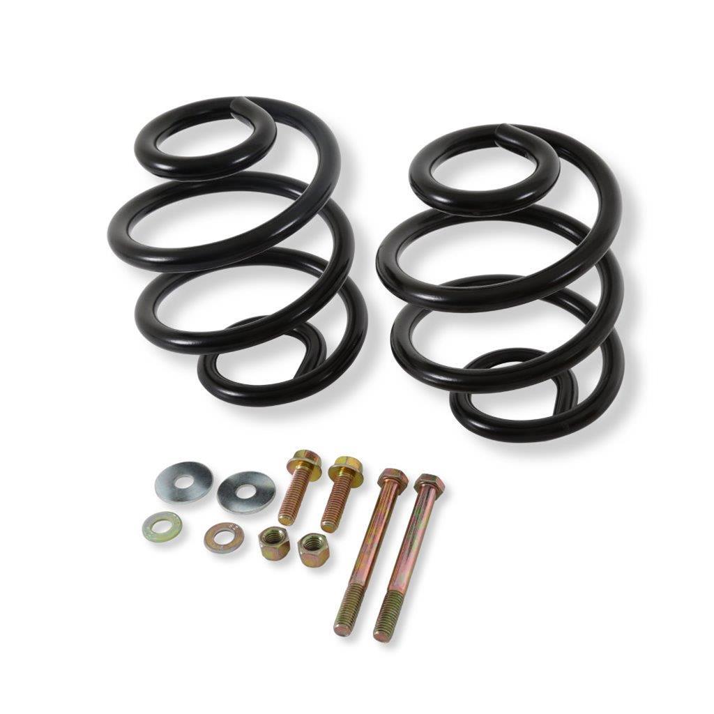 Detroit Speed Lowering Springs 041817PDS Springs, Rear, Coil Type, Black Powdercoated, Chevrolet, GMC, Pair thumbnail 2