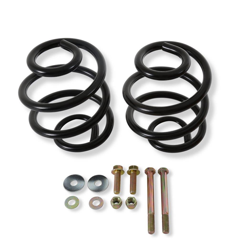 Detroit Speed Lowering Springs 041817PDS Springs, Rear, Coil Type, Black Powdercoated, Chevrolet, GMC, Pair