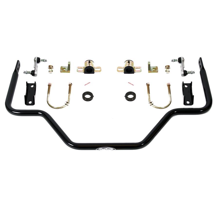 Detroit Speed Tubular Anti-Roll Bars 042201DS Sway Bar, Rear, Hollow, Steel, Black Powdercoated, 1.125 in. Diameter, Buick, Chevy, GMC, Olds, Pontiac, Kit
