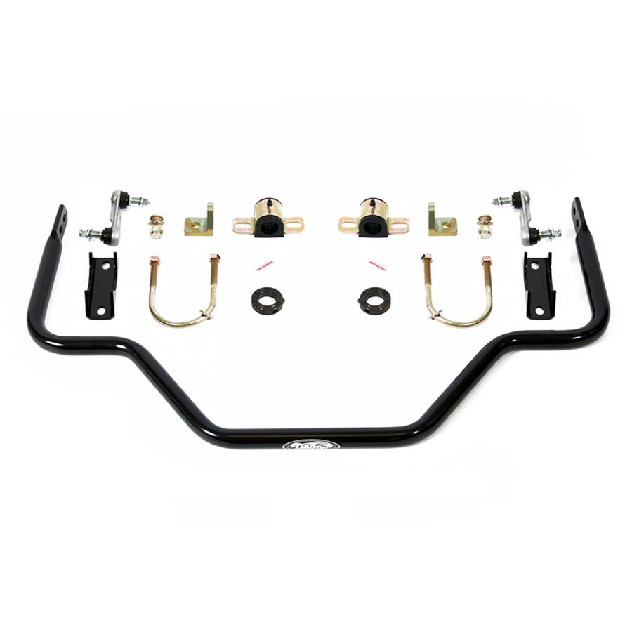 Detroit Speed Tubular Anti-Roll Bars 042202DS Sway Bar, Tubular, Rear, Hollow, Steel, Black Powdercoated, 1.125 in. Diameter, Buick, Chevy, Pontiac, Kit