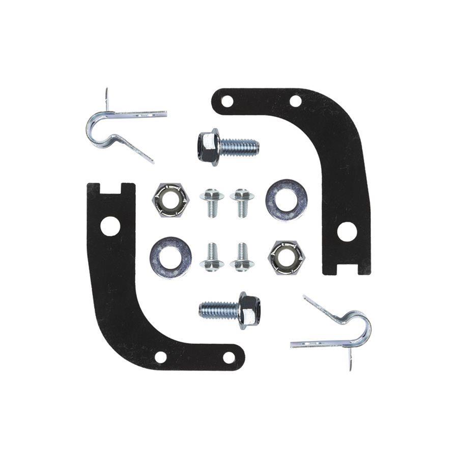 Detroit Speed Brake Hose Bracket Kits 050402DS and Line Support Brackets, Kit, Steel, Black Powedercoated, Chevy, GMC, for SpeedMAX Front Suspension Kit, Kit