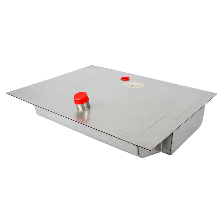 Detroit Speed Stainless Steel Narrowed Fuel Tanks 080126DS Tanks, Narrowed, 16 Gallons Capacity, Steel, Natural, Each