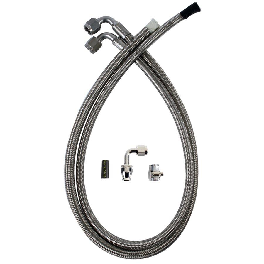 Detroit Speed Inc Power Steering Hoses and Lines 091304DS PS HOSE KIT, DSE C2/C3 RACK & PINION