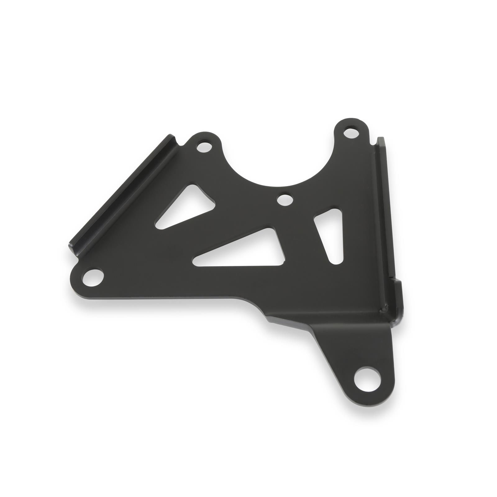 Detroit Speed Power Steering Pump Brackets 092105DS Brackets, Cylinder Head Mount, Billet Aluminum/Steel, Black/Natural, Ford, without A/C, Kit thumbnail 4