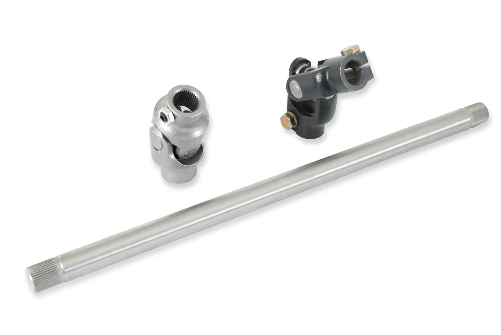 Detroit Speed Steering Shafts 092534DS Shafts, Natural, Steel, 3/4 in. 36-Spline, 15.5 in. Length, Chevy, GMC, Each thumbnail 2