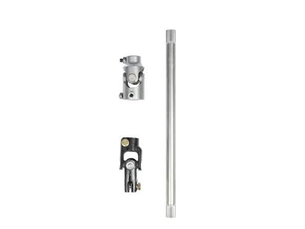 Detroit Speed Steering Shafts 092536DS Shaft, Collapsible, Steel, Natural, Universal Joints, Chevrolet, GMC, Each thumbnail 3