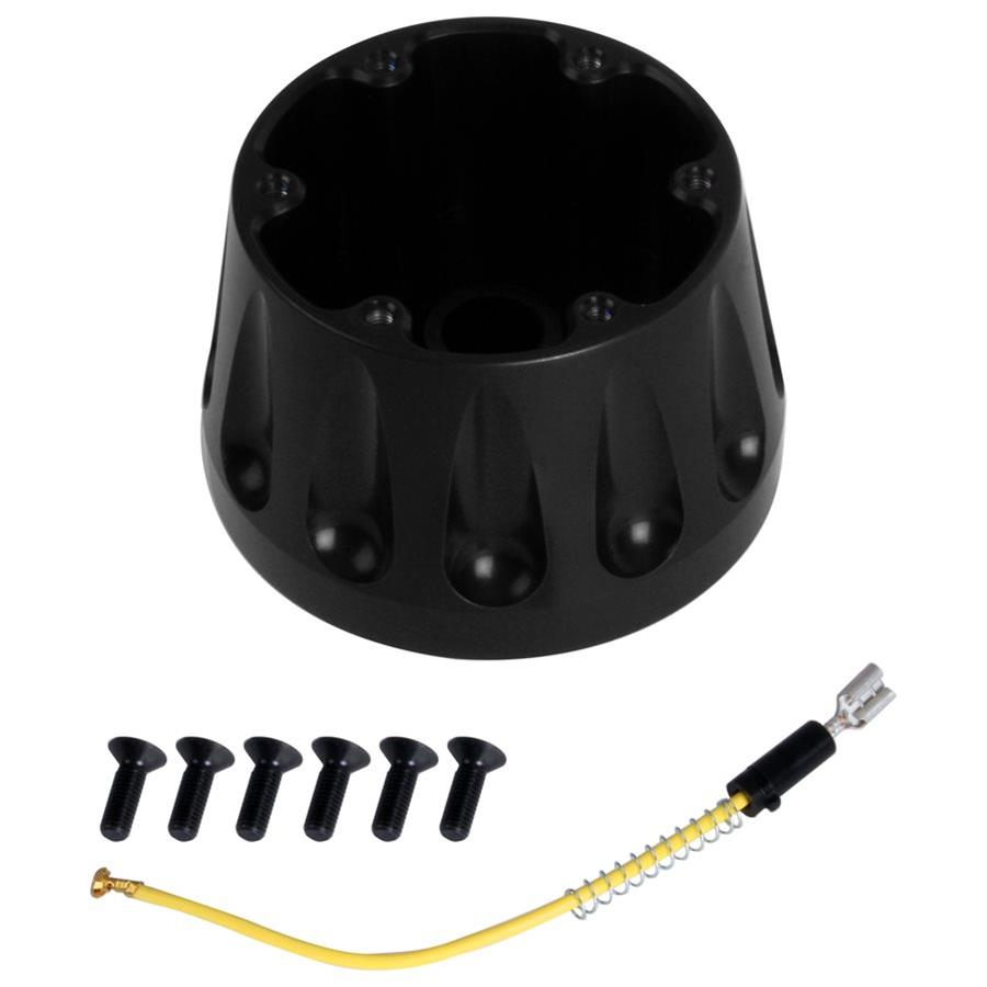 Detroit Speed Inc U-Bolts, Leaf Spring 092566DS BILLET AL SW ADPTR GM 6 BOLT, BLK ANDIZE thumbnail 3