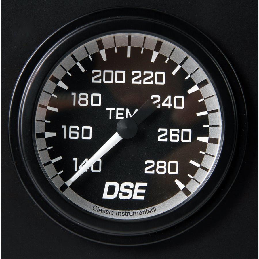 Detroit Speed Inc Gauges 120401 Gauges, DSE 6 Gauge Set Full Sweep GM Sending Units Included Speed, Matte Black thumbnail 3