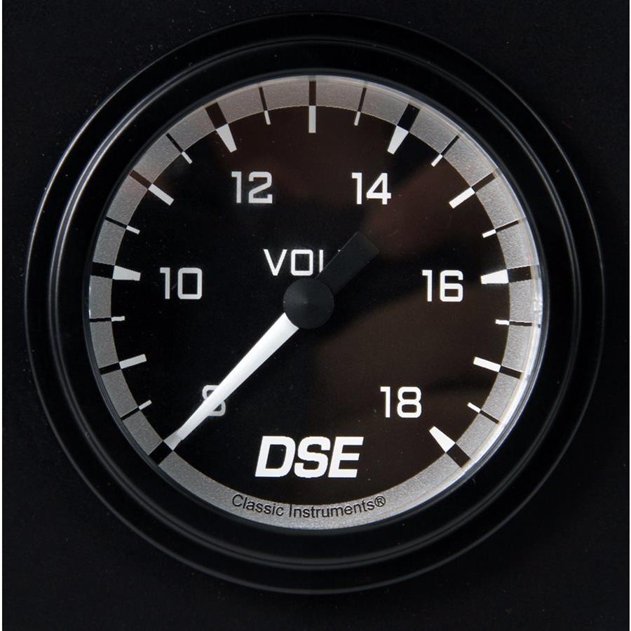 Detroit Speed Inc Gauges 120401 Gauges, DSE 6 Gauge Set Full Sweep GM Sending Units Included Speed, Matte Black thumbnail 2
