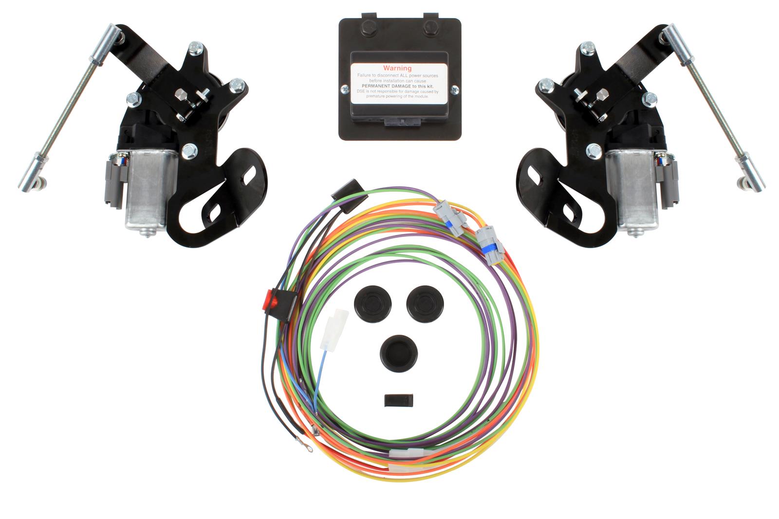 Detroit Speed Electric RS Headlight Door Kits 122004 Motors, Electric, Driver Side, Passenger Side, Chevy, Kit