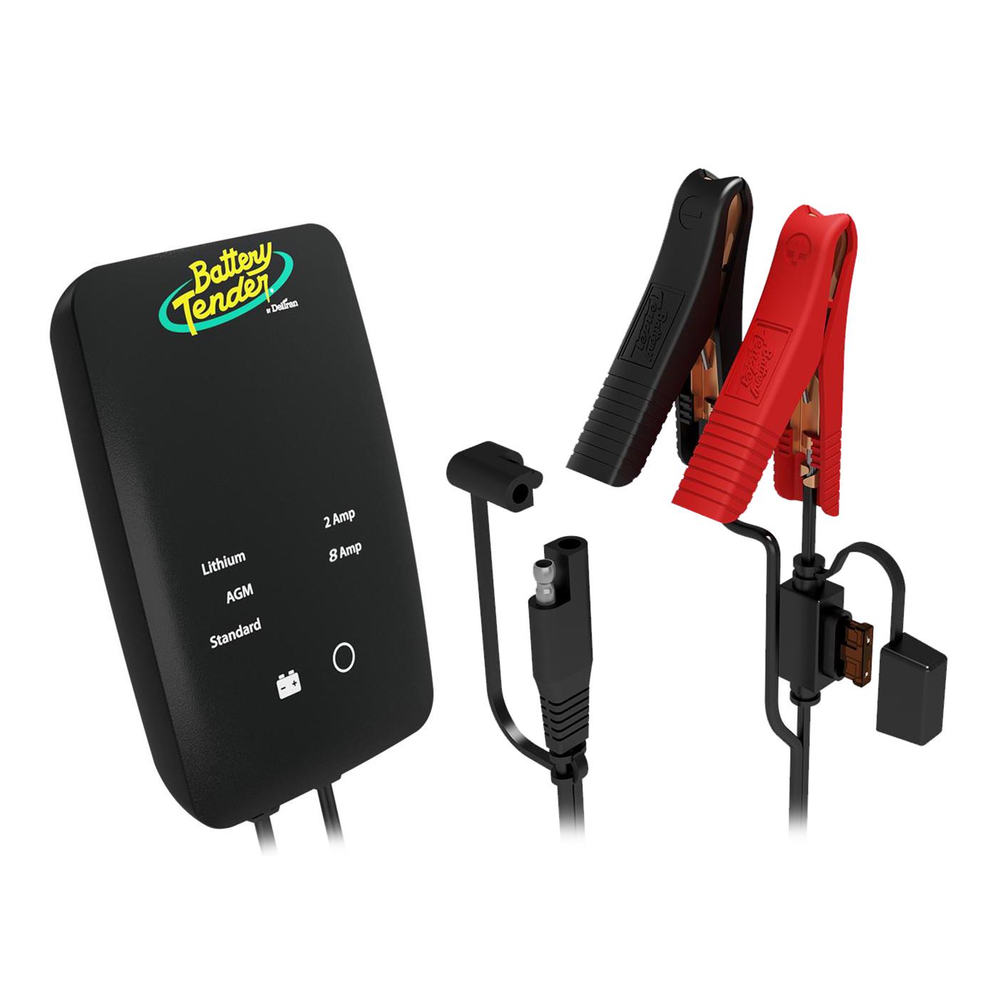 Deltran Battery Tender Selectable Charger And Maintainers 022-0337-DL-WH Chargers, Maintainers, 8/2 Amp Charger, Each
