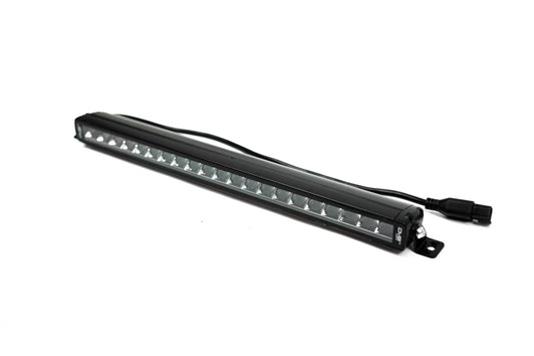 DV8 Offroad 20in Halo Elite Single Row Light Bar with Accent Light - White/Amber