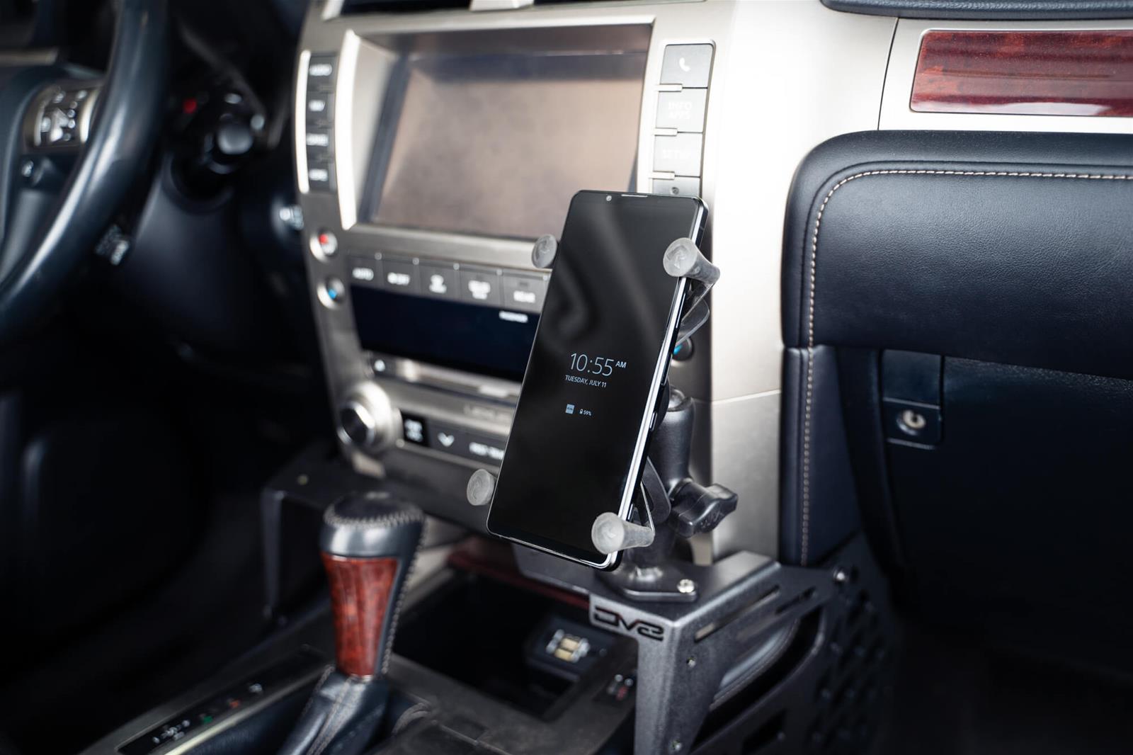 DV8 Offroad 2010 Lexus GX 460 Center Console Molle Panels & Digital Device Bridge thumbnail 4