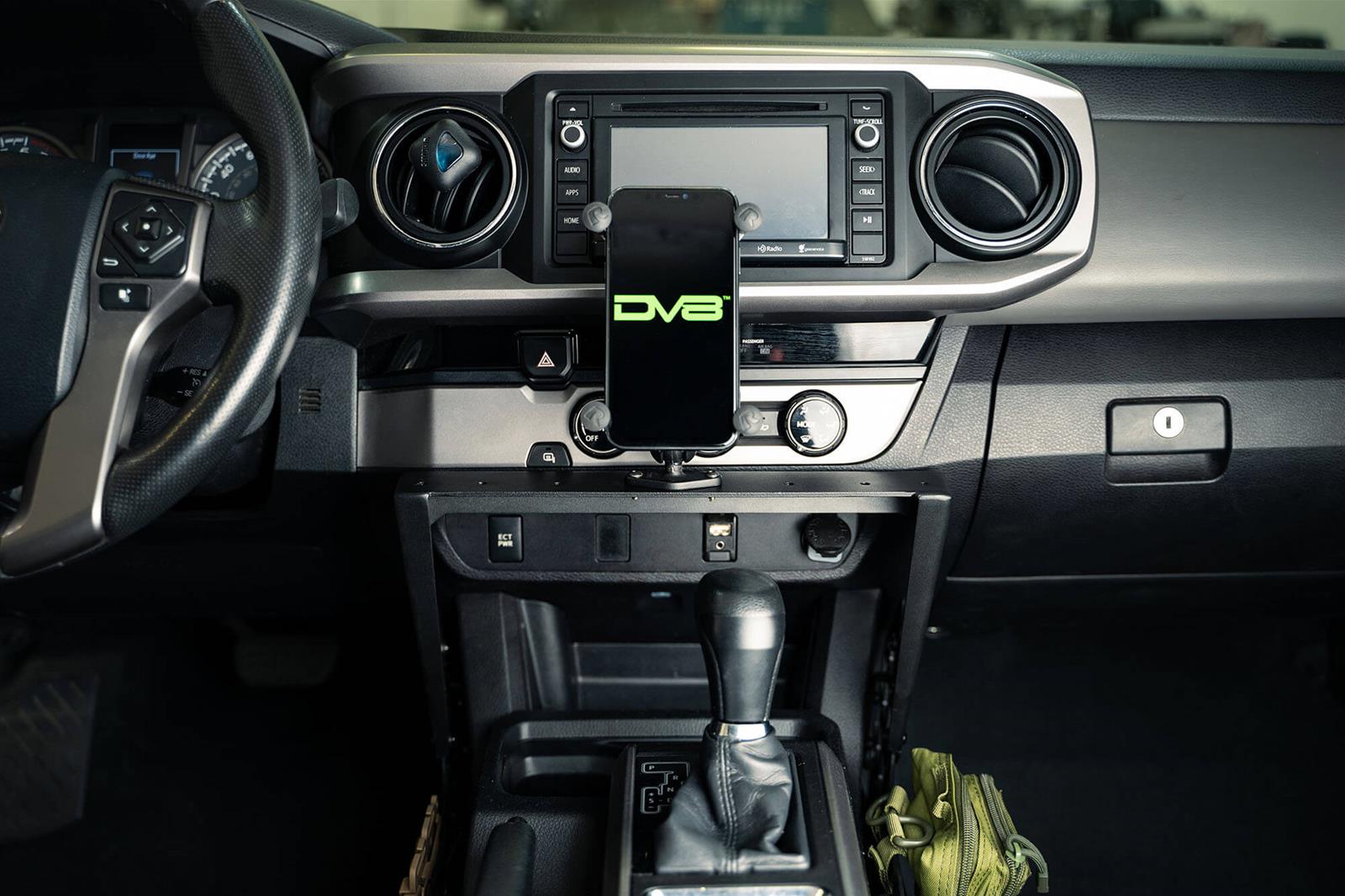 DV8 Offroad 16-23 Toyota Tacoma Center Console Molle Panels & Device Mount thumbnail 6