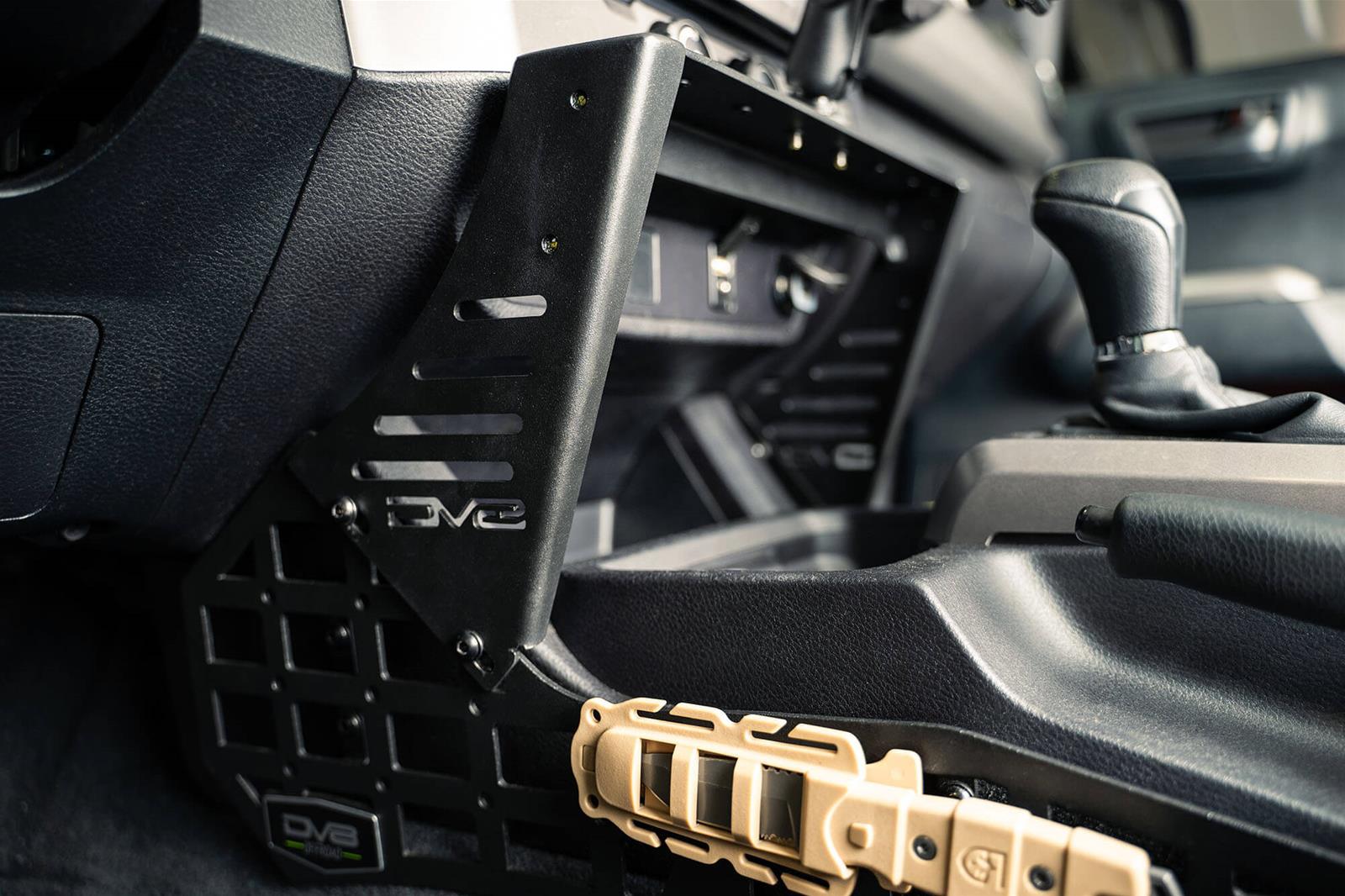 DV8 Offroad 16-23 Toyota Tacoma Center Console Molle Panels & Device Mount thumbnail 4