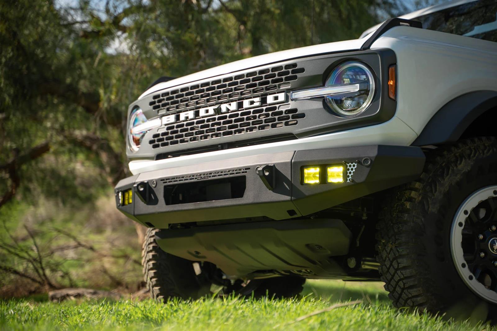 DV8 Offroad 2021+ Ford Bronco Front Bumper V2 - OE Plus Series (Works w/o ACC Relocation) thumbnail 3