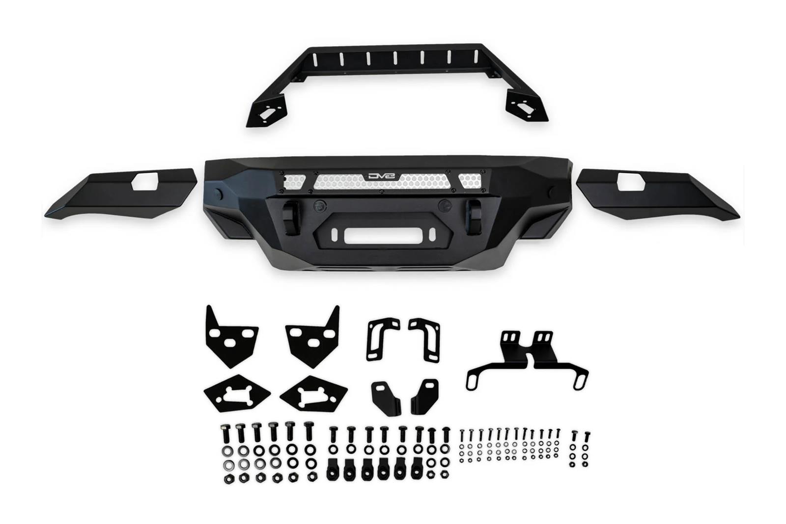 DV8 Offroad 21+ Ford Bronco MTO V2 Front Bumper thumbnail 3