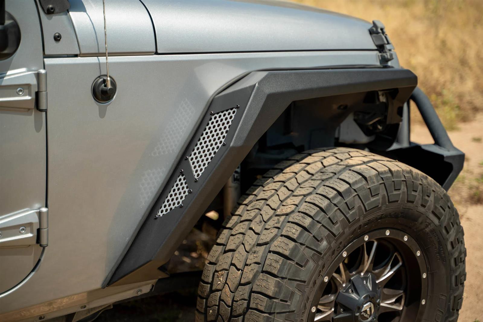 DV8 Offroad 07-18 Jeep Wrangler JK Armor Fender Flares thumbnail 4