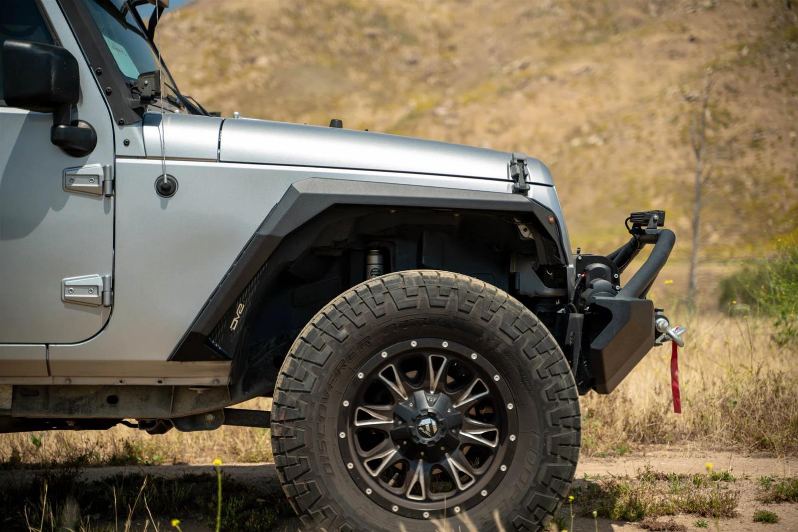 DV8 Offroad 07-18 Jeep Wrangler JK Armor Fender Flares thumbnail 2