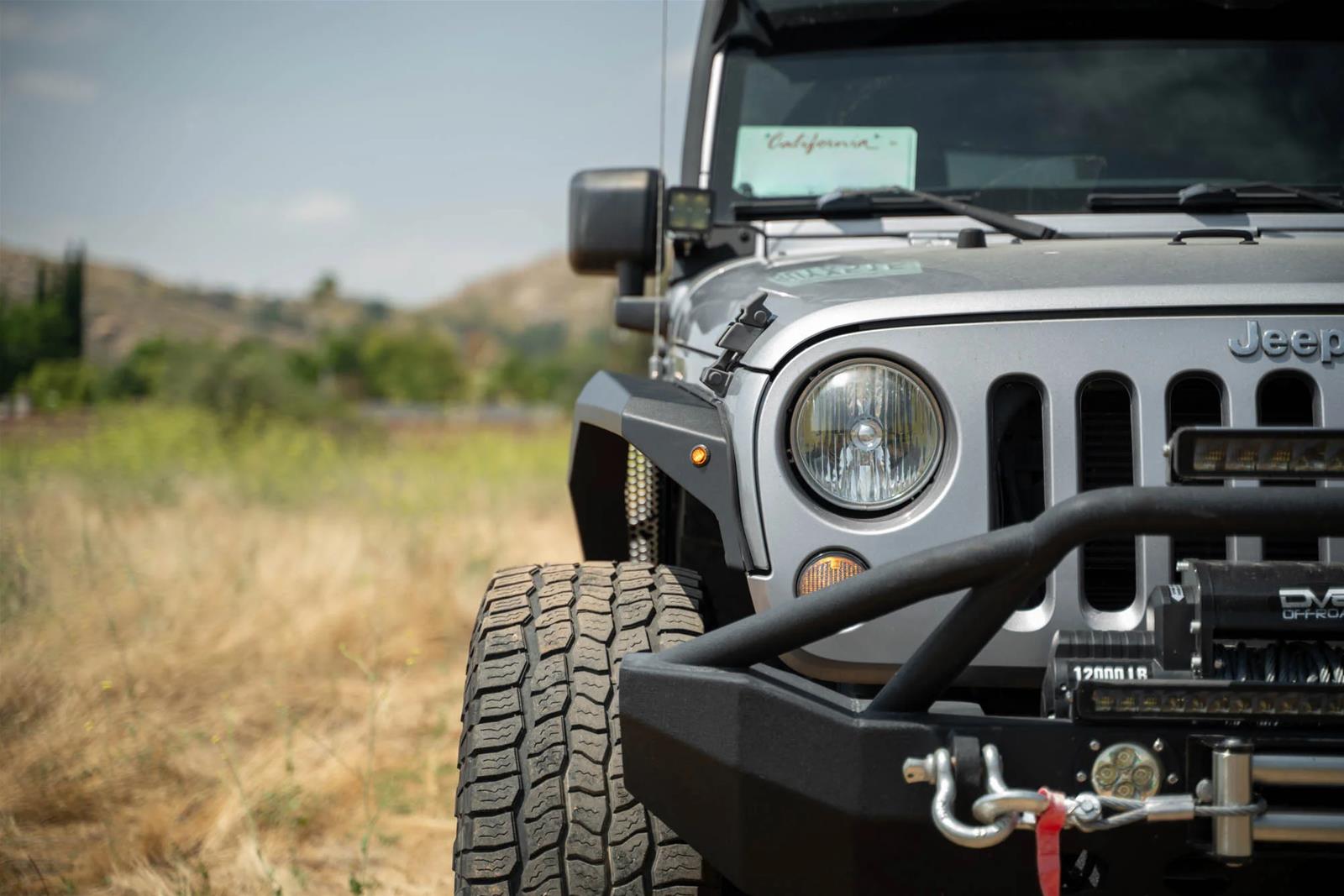 DV8 Offroad 07-18 Jeep Wrangler JK Armor Fender Flares thumbnail 6