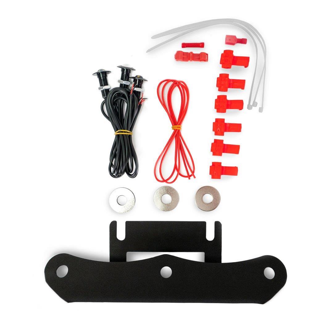 DV8 Offroad Jeep LED Grille Lights for 2020-2022 GLADIATOR - GRGL-01 Light, Amber, Front Grille, with Bracket, Jeep, JT, Kit thumbnail 3