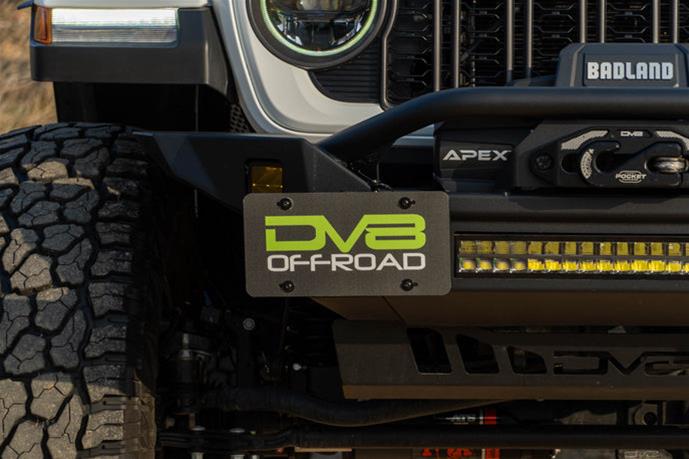 DV8 Offroad Universal Quick Release D-Ring License Plate Mount thumbnail 3