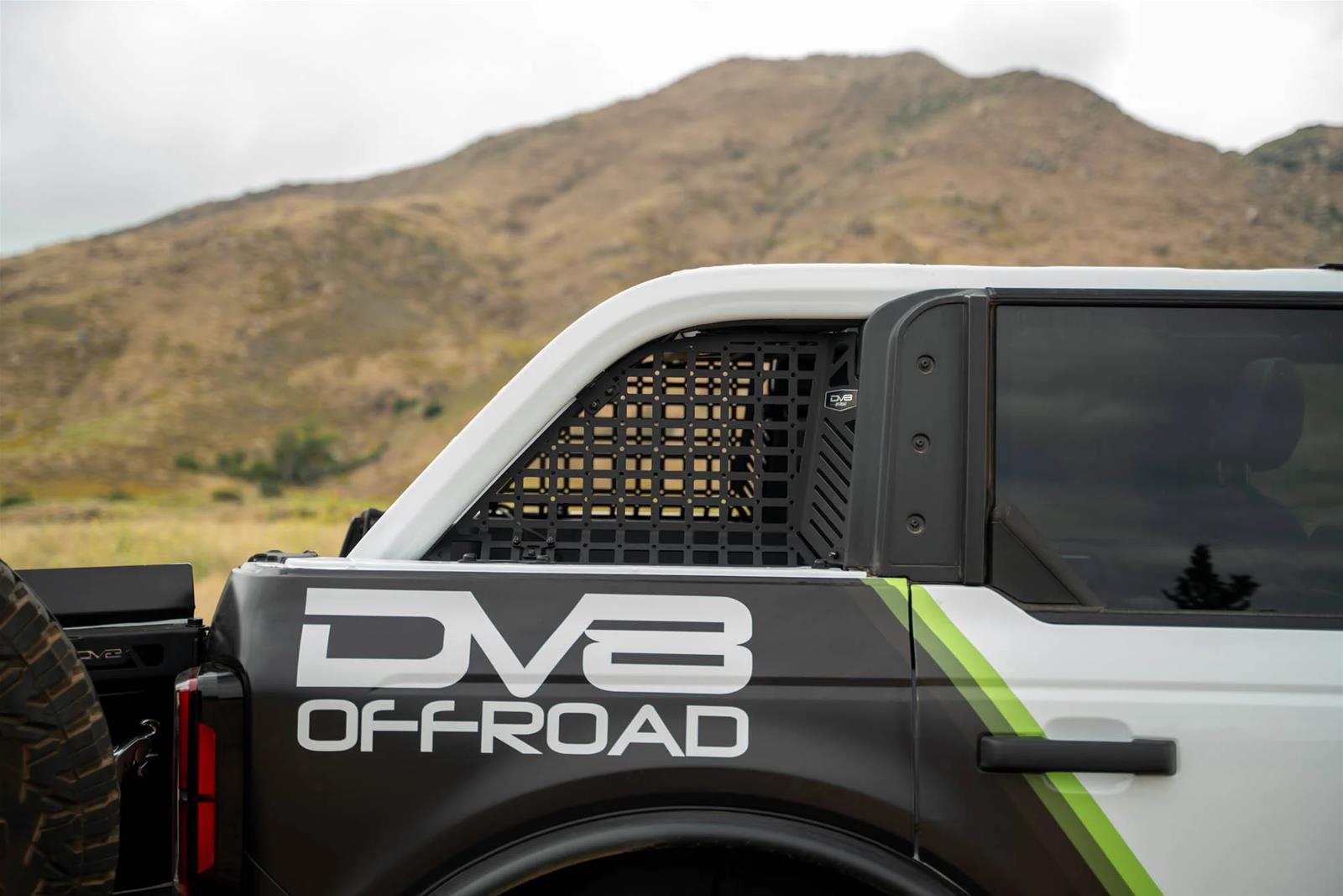 DV8 Offroad 21+ Ford Bronco Pocketed Rear Window Molle Panels (Soft Top/2-Door Models) thumbnail 3