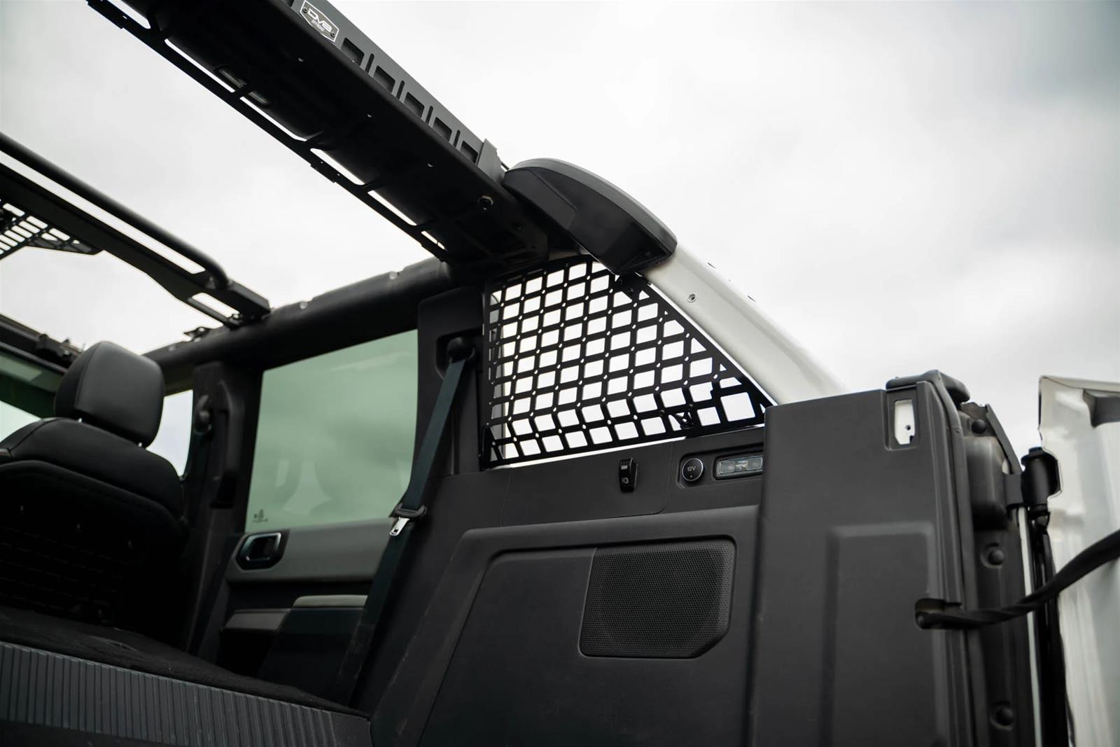DV8 Offroad 21+ Ford Bronco Pocketed Rear Window Molle Panels (Soft Top/2-Door Models) thumbnail 5