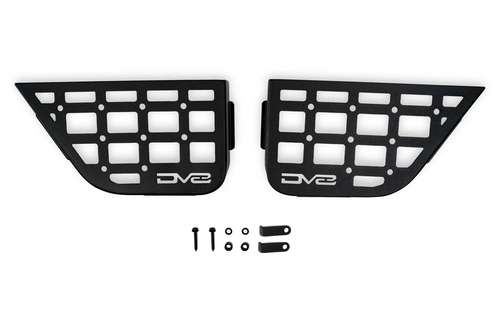 DV8 Offroad 11-18 Jeep Wrangler JK Front Door Pocket Molle Panels thumbnail 6