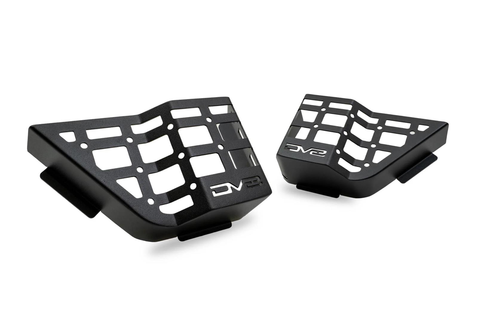 DV8 Offroad 11-18 Jeep Wrangler JK 4 Door Only Rear Door Pocket Molle Panels - Black thumbnail 7
