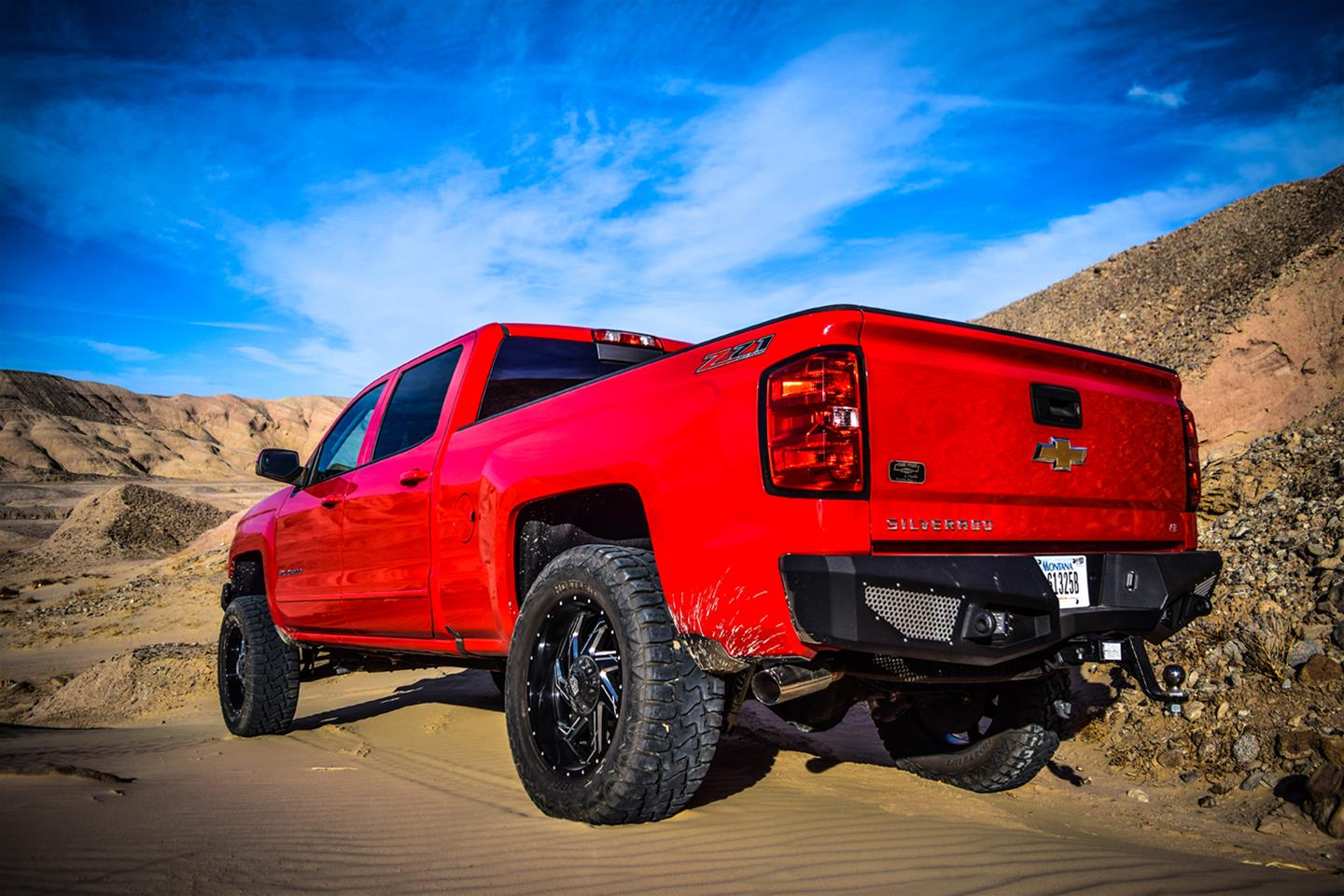 DV8 Offroad Rear Bumpers RBCS1-02 Bumper, Rear, Steel, Black Textured Powdercoat, Chevrolet, Each thumbnail 3