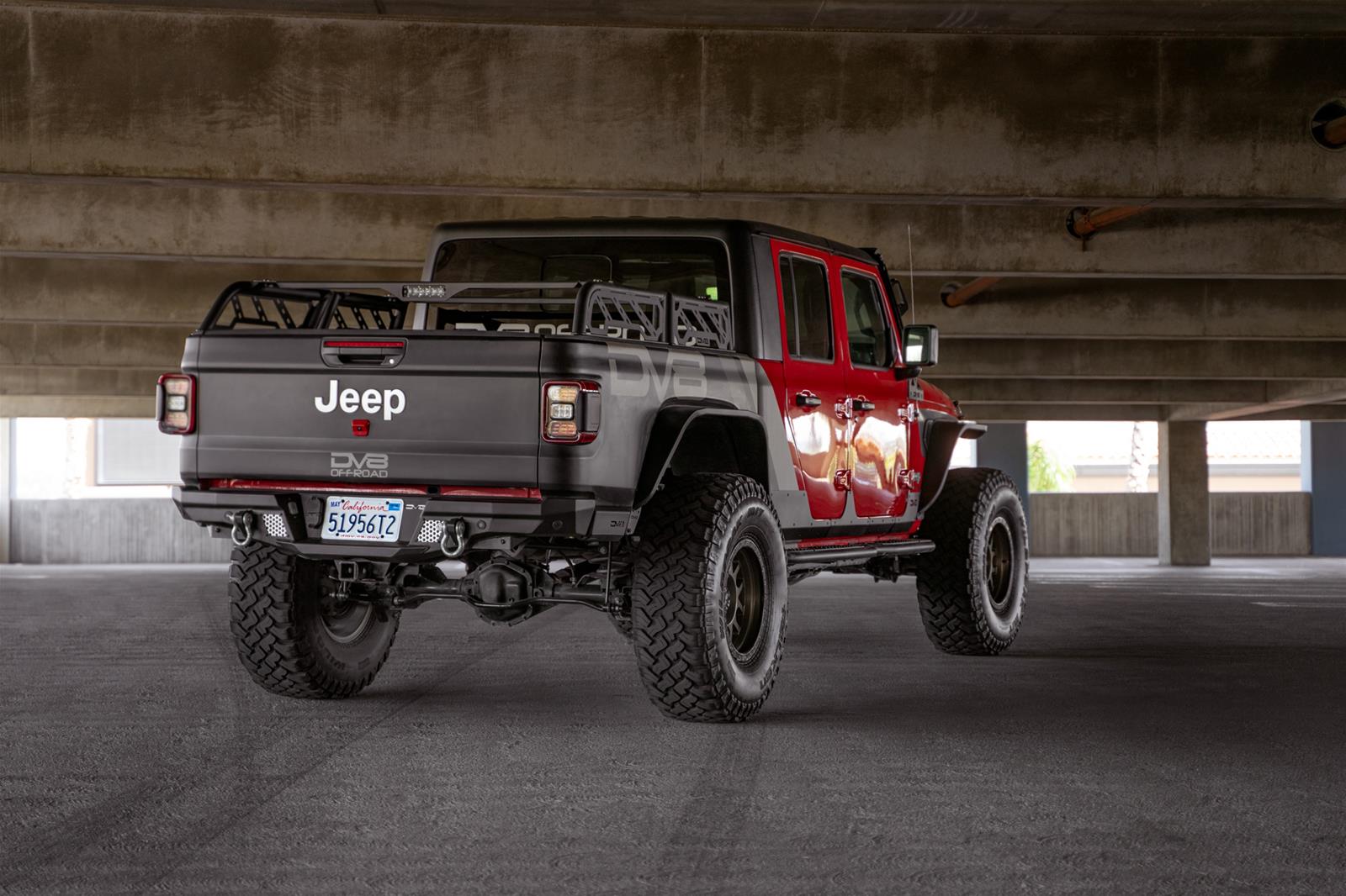 DV8 Offroad 20-23 Jeep Gladiator JT MTO Series Rear Bumper thumbnail 6