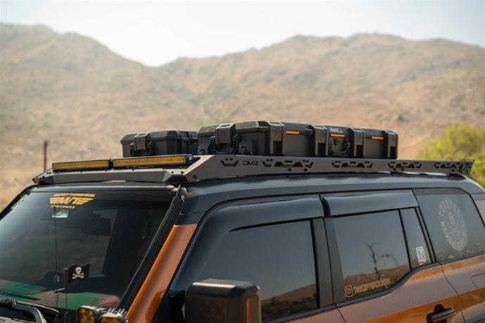 DV8 Offroad Spec Series Roof Racks RRTL4-01 Rack, Series, Aluminum, Black Textured Powdercoated, No Drill Install, Toyota, Lexus, Each thumbnail 3