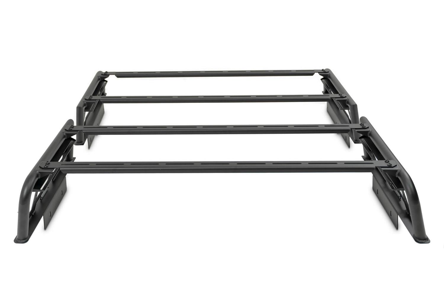 DV8 Offroad 07-23 Toyota Tundra / 09-23 Ford F150 Raptor MTO Series Bed Rack - 2pc Adj. thumbnail 4