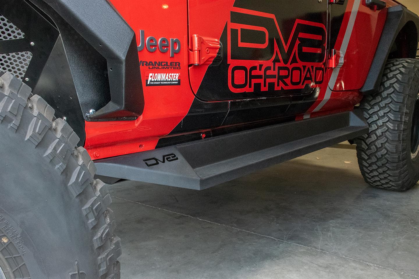 DV8 Offroad SRJL-04 DV8 Offroad Rock Sliders | Summit Racing