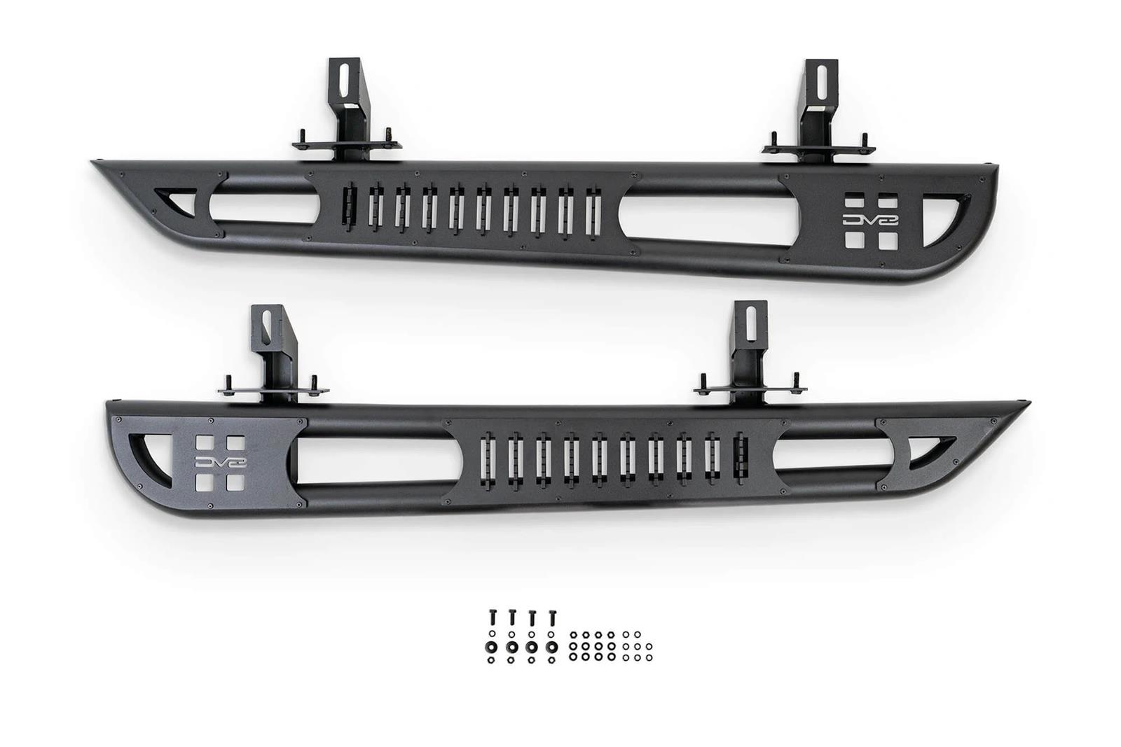 DV8 Offroad 2018+ Jeep Wrangler JL 2-Door Bolt-On OE Plus Side Steps thumbnail 6
