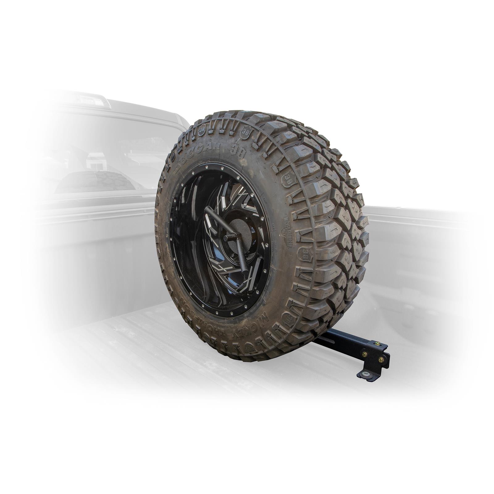 DV8 Offroad Toyota Tundra Stand Up Tire Carriers for 2007-2021 TUNDRA - TCTT2-01 Carrier, Mount, Tundra, Each thumbnail 2