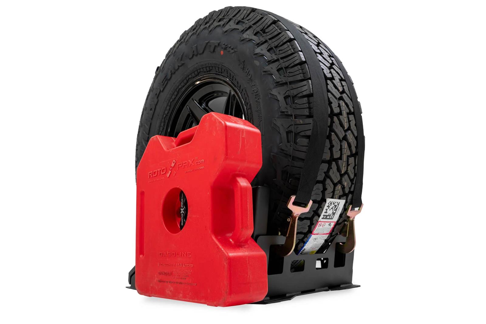 DV8 Offroad Truck Bed Universal Tire Carrier & Accessory Mount thumbnail 2