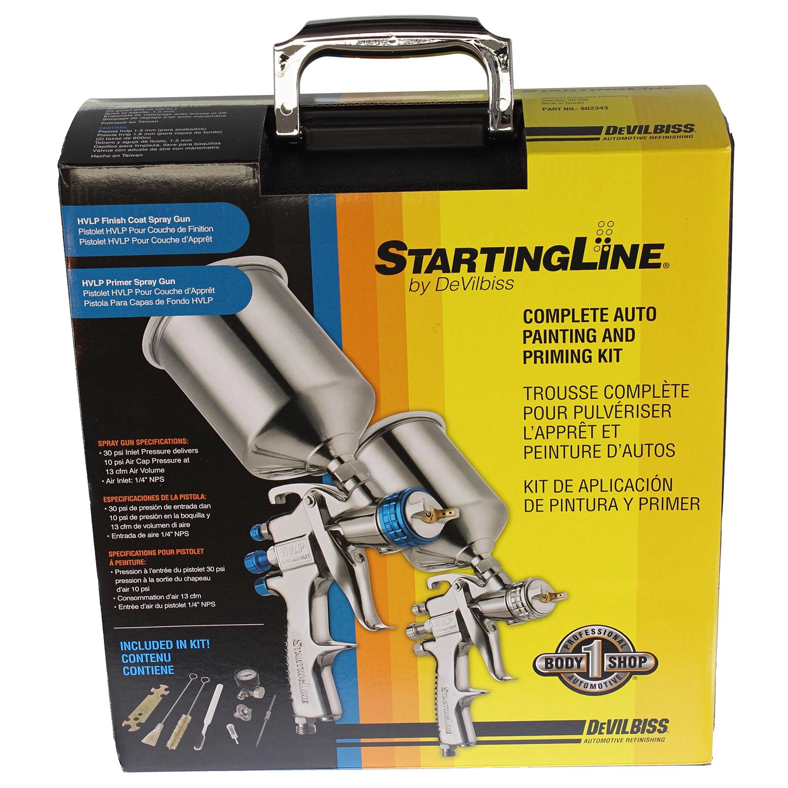 Devilbiss Devilbiss Startingline Hvlp Gravity Feed Paint And