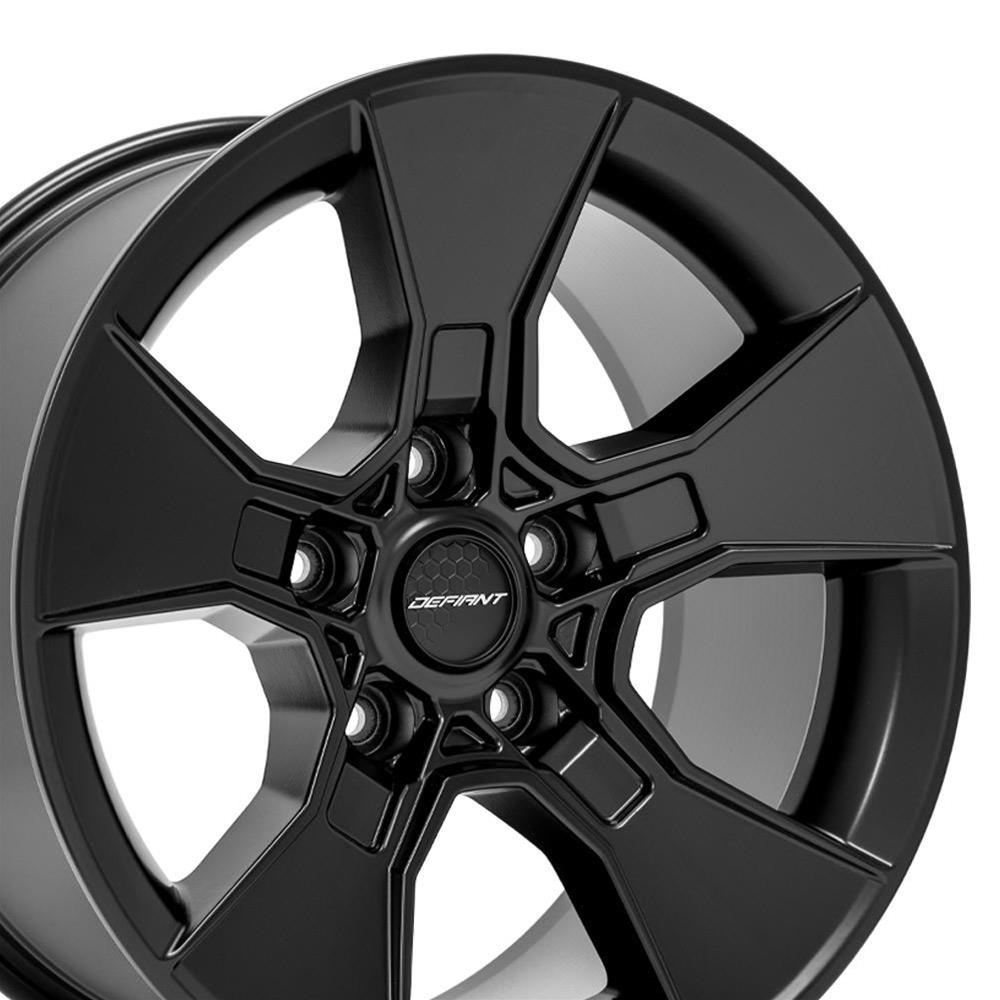 Defiant Wheels 9511043 Defiant DF02 Satin Black Wheels | Summit Racing