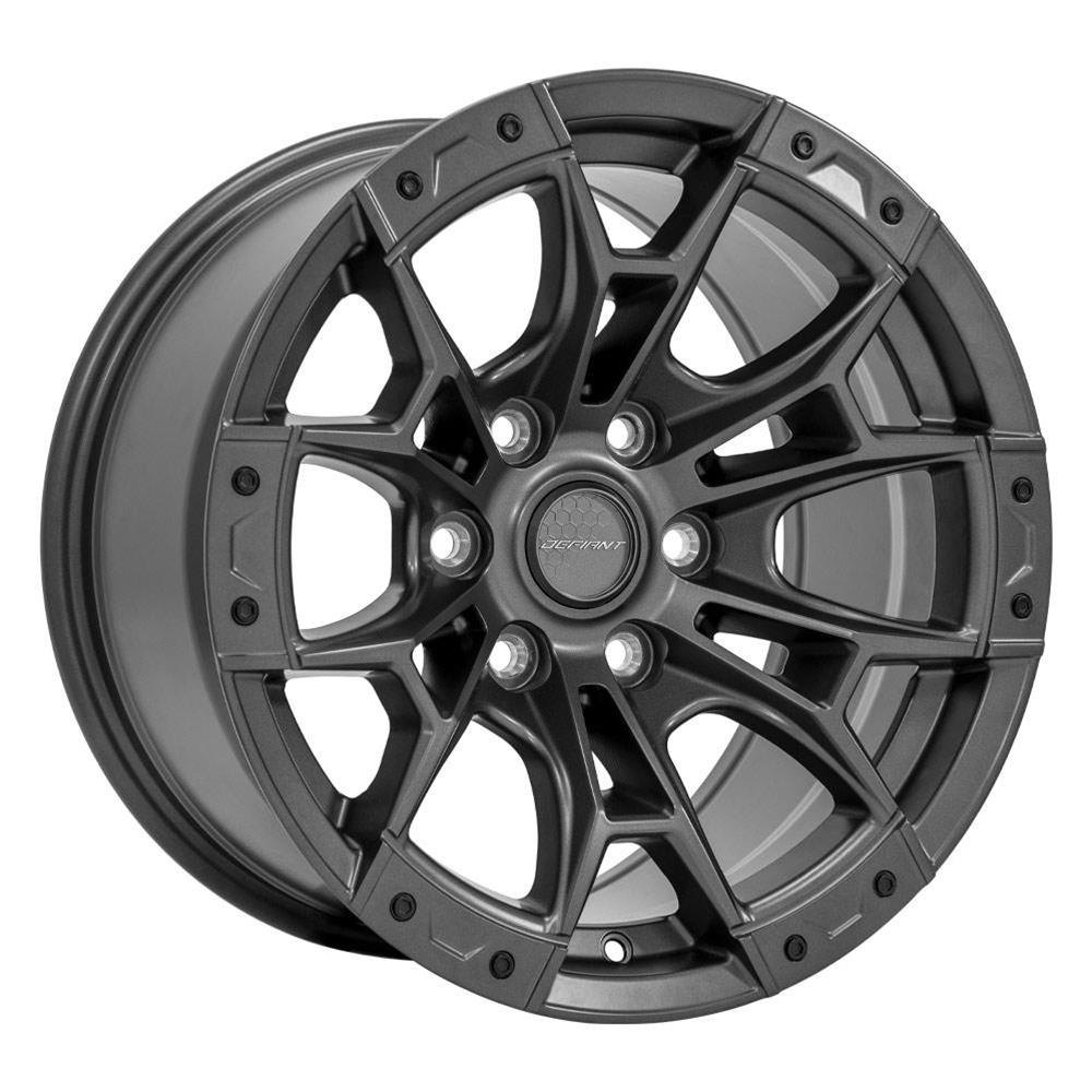 Defiant Wheels 9511459 Defiant DF04 Dark Satin Charcoal Wheels