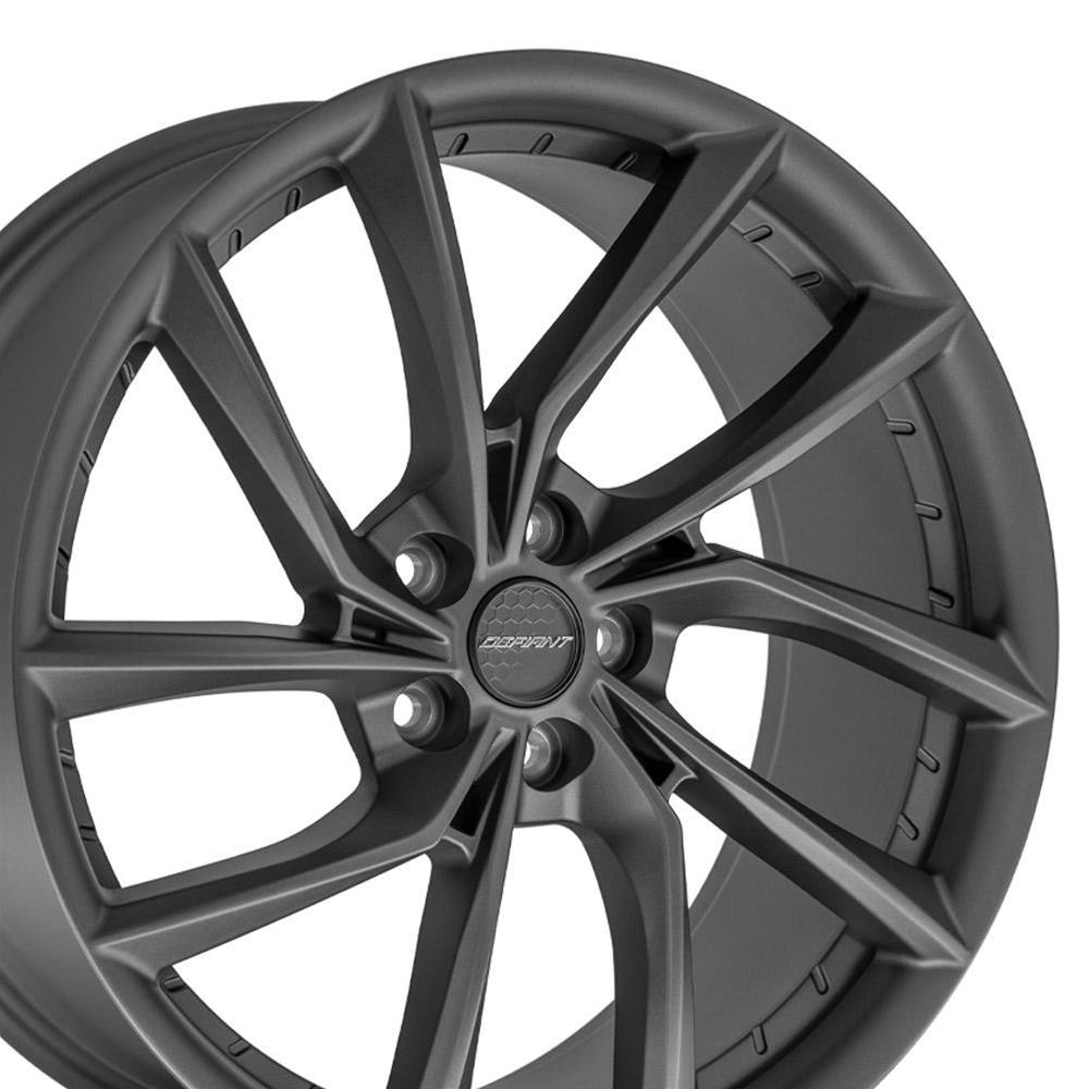 Defiant Wheels 9511589 Defiant DF06 Dark Satin Charcoal Wheels