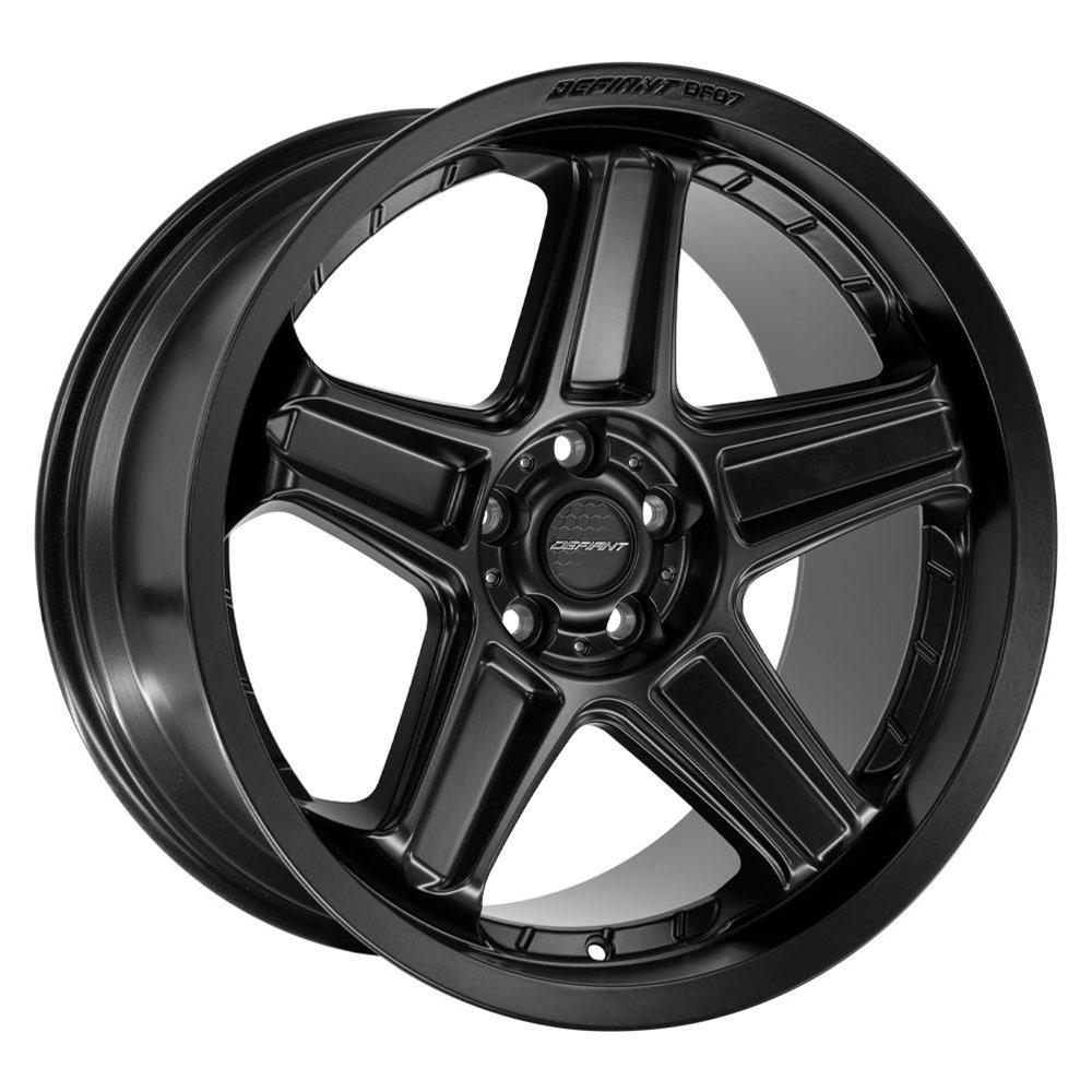 Defiant Wheels 9511593 Defiant DF07 Satin Black Wheels | Summit Racing