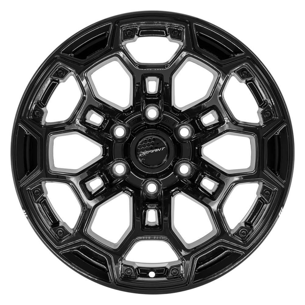 Defiant Wheels 9512402 Defiant DF03 Gloss Black Wheels | Summit Racing Defiant Wheels 9512402 Defiant DF03 Gloss Black Wheels | Summit Racing